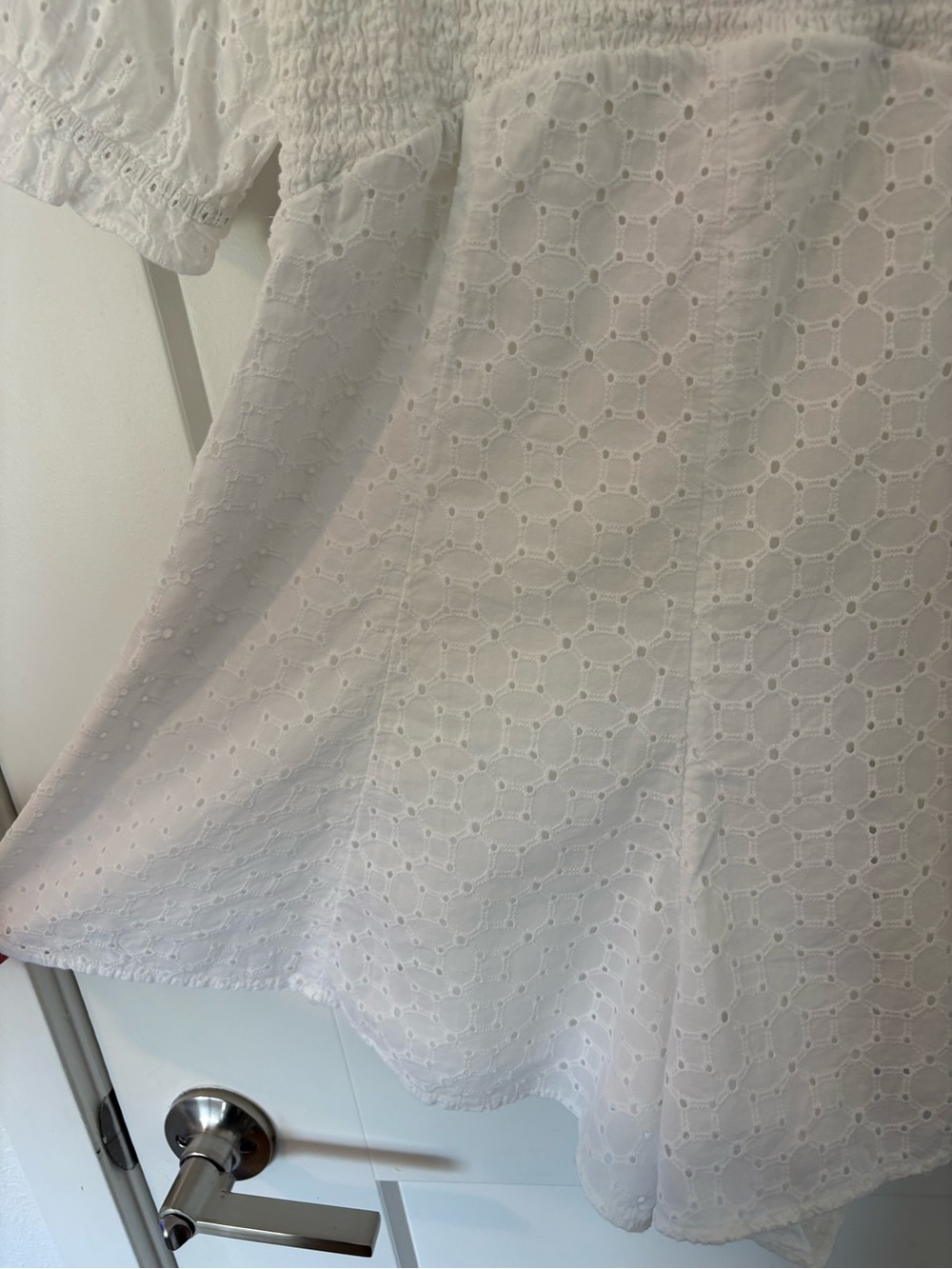 Urban Outfitters Kimchi Blue “Ivy” White Eyelet Romper - Medium - Picture 9 of 12